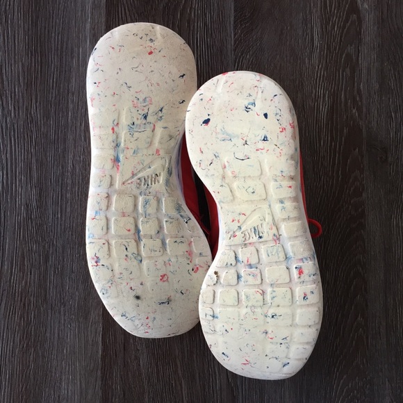 Nike Roshe Run Marble Red Running Shoes Men’s 7 - Picture 6 of 10